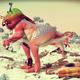 The Hub is home to the massive Caesarus, the largest recorded creature in the game.